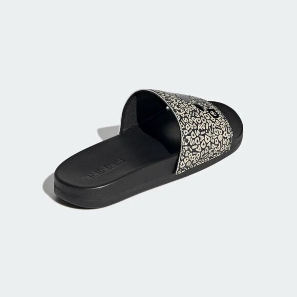 Adidas ADILETTE COMFORT UNISEX SANDALS Core Black / Core Black / Wonder White - Picture 5 of 12